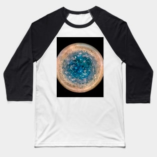 Jupiter's south pole, Juno image (C036/8352) Baseball T-Shirt